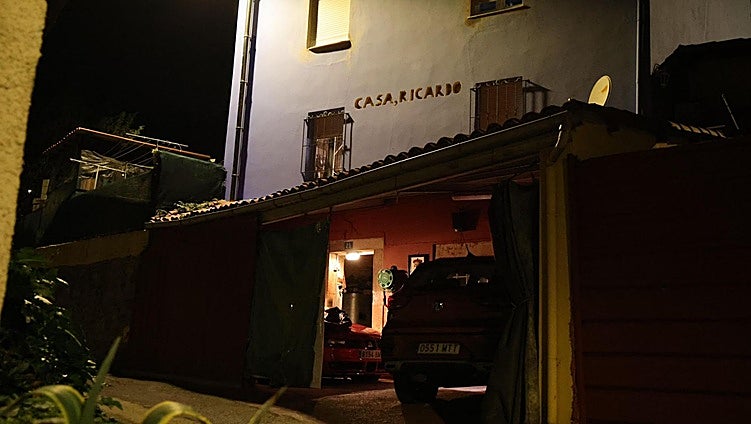 La vivienda donde se produjo el suceso en Aces, Candamo