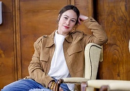 Aida Folch, en el Hotel Hernán Cortés, donde se realizó la entrevista.