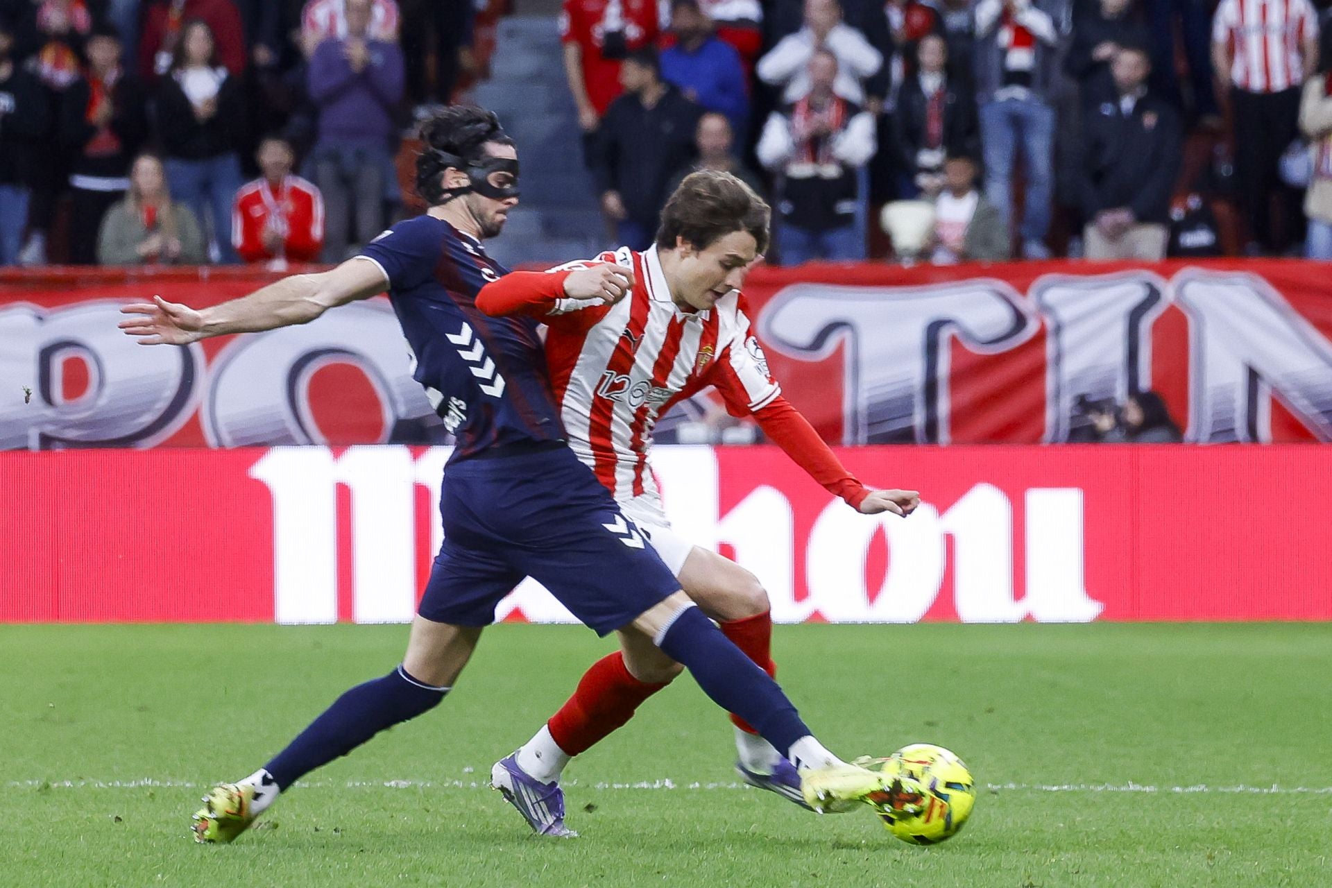 Las mejores jugadas del Sporting de Gijón 1-1 Eibar, en imágenes