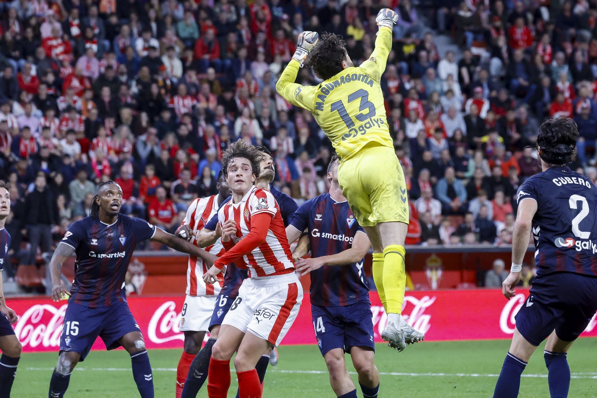 Las mejores jugadas del Sporting de Gijón 1-1 Eibar, en imágenes