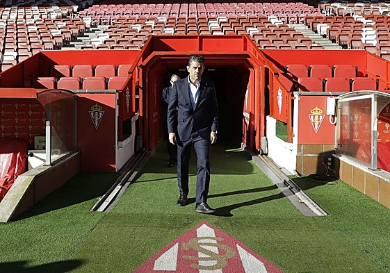 Alejandro Irarragorri, líder de Orlegi, en su última visita a Gijón.