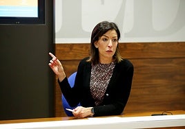 La edil de Educación, Lourdes García.