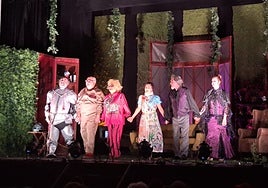 Representación de la obra 'Los colores del miedo' en Villaviciosa