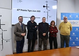 David Álvarez, Pablo de Lillo, Pedro Sánchez Lazo, Susana D. Tejedor y Javier Gámez.