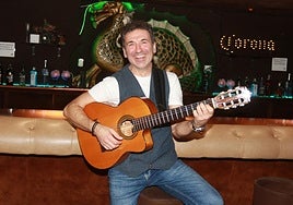 José Taboada, en la Sala Dragón Pass, donde actuará este viernes por la noche.