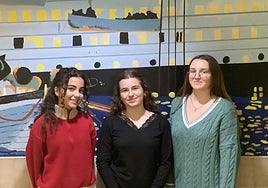 Arantxa Sánchez, Daniela Molleda y Carla Inés Canseco.