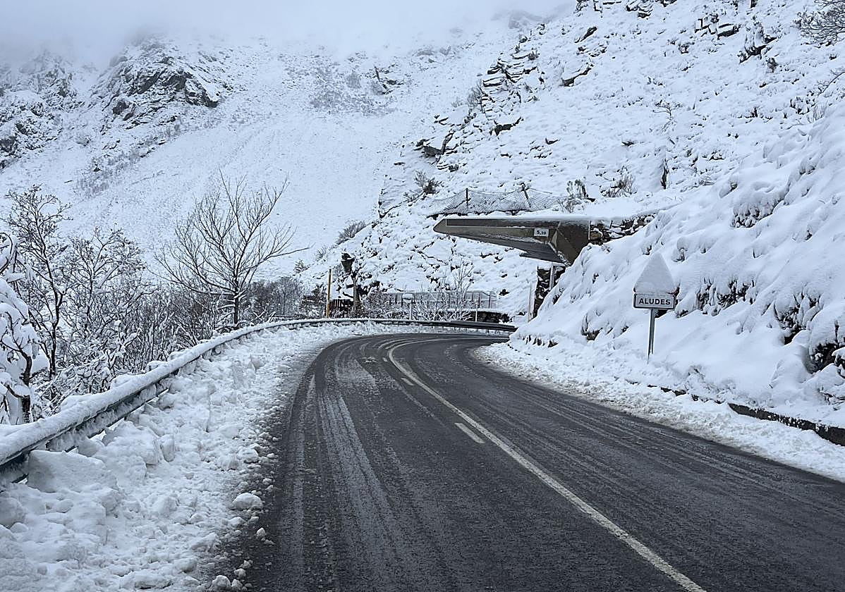 Nieve, granizo y frío en Asturias