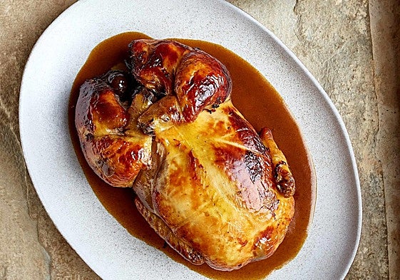 Pollo relleno de los Manzano.