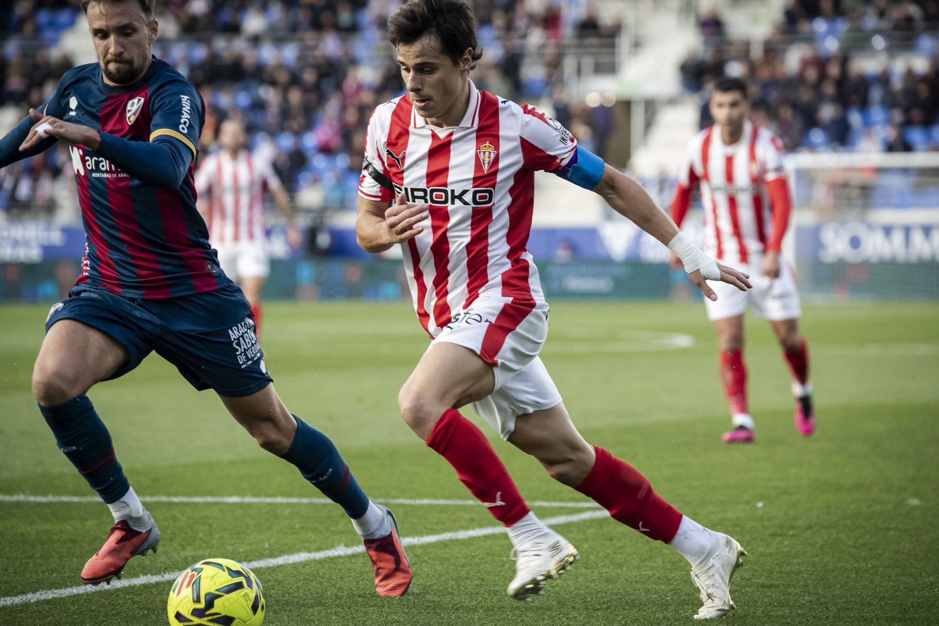 Las mejores imágenes del Huesca 2-0 Sporting de Gijón