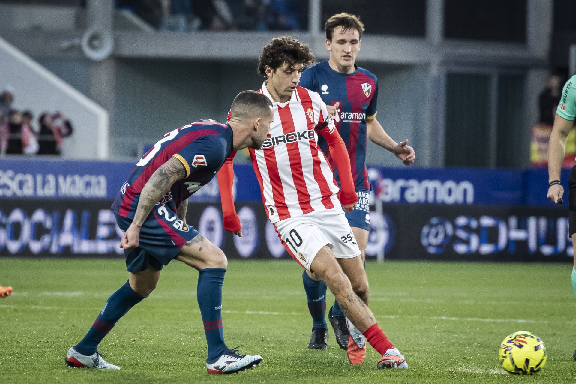 Las mejores imágenes del Huesca 2-0 Sporting de Gijón