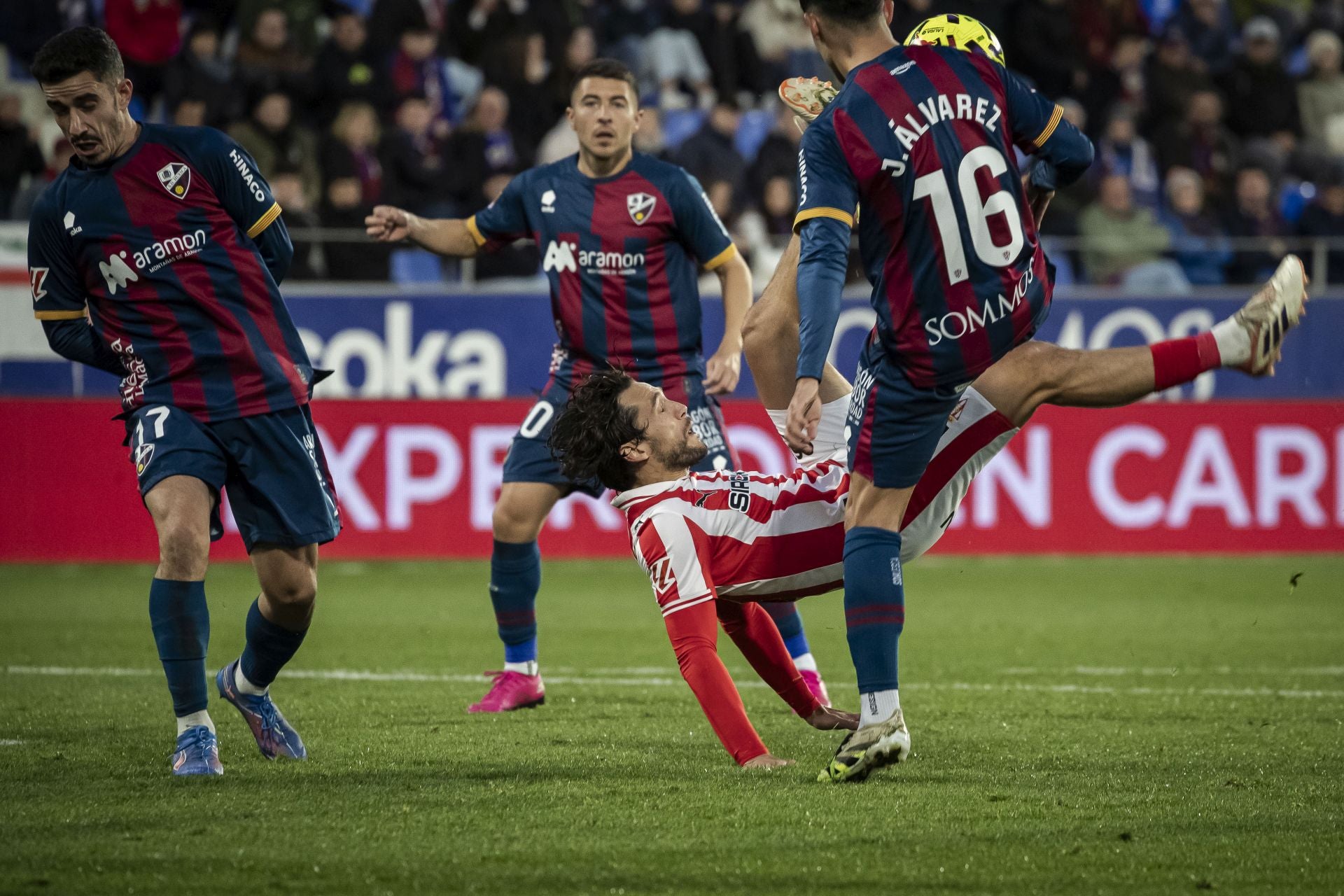 Las mejores imágenes del Huesca 2-0 Sporting de Gijón