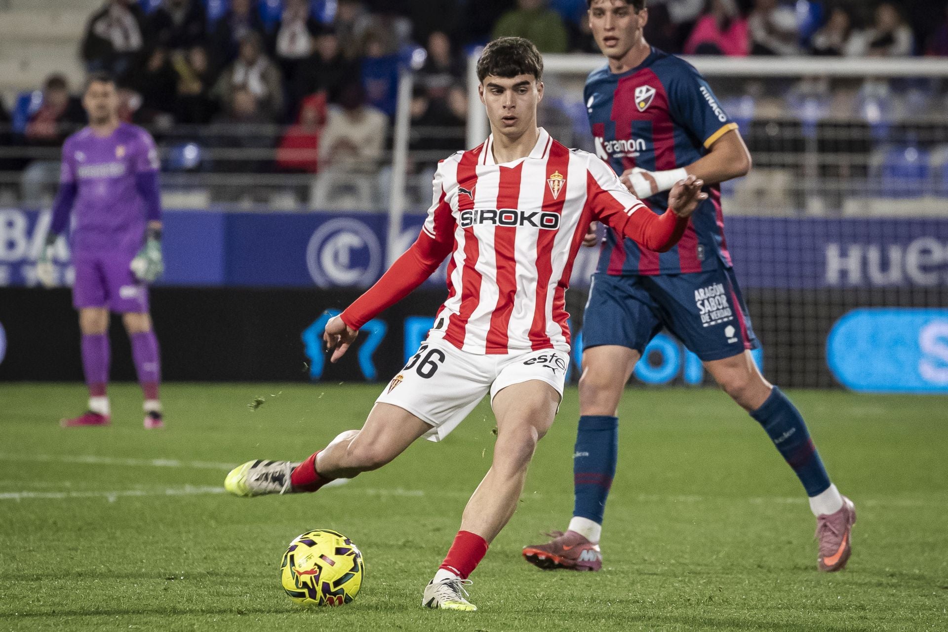 Las mejores imágenes del Huesca 2-0 Sporting de Gijón