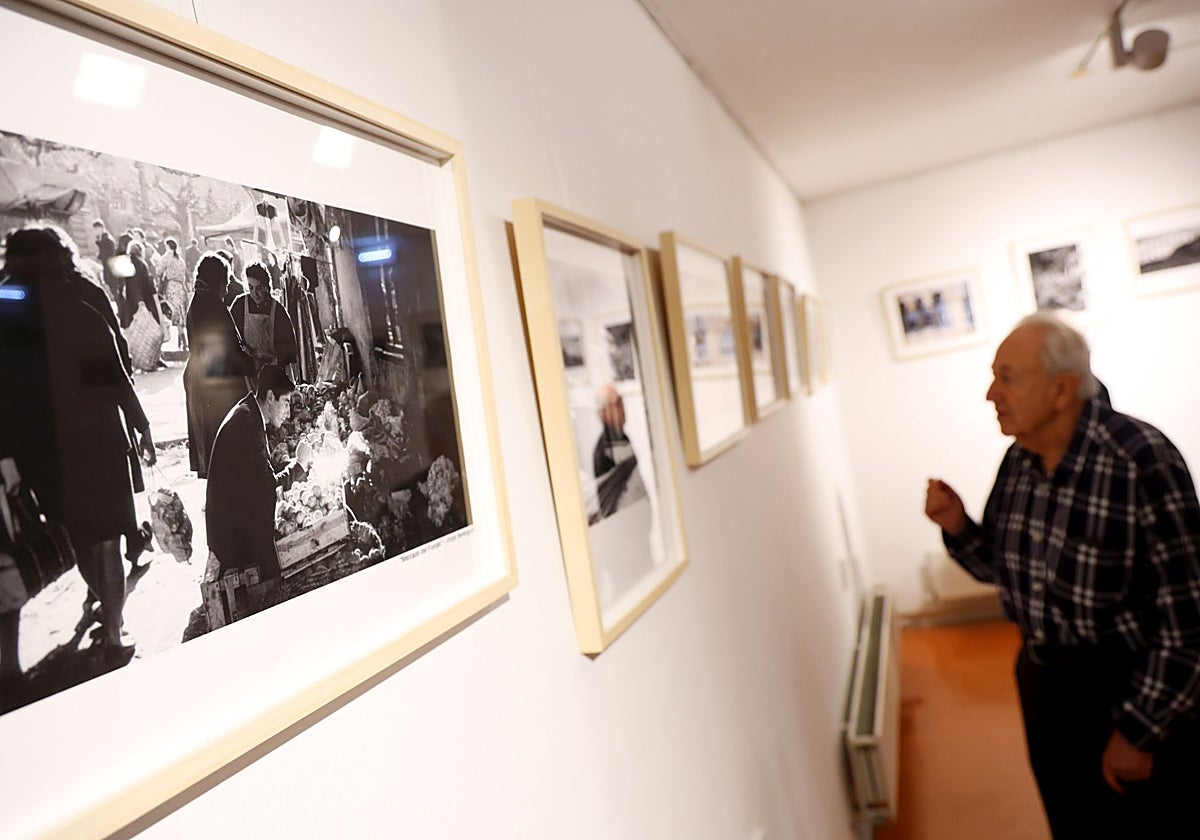Víctor Berenguer, en la exposición.