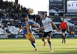 Raúl Hernández, el pasado sábado frente al Mérida.