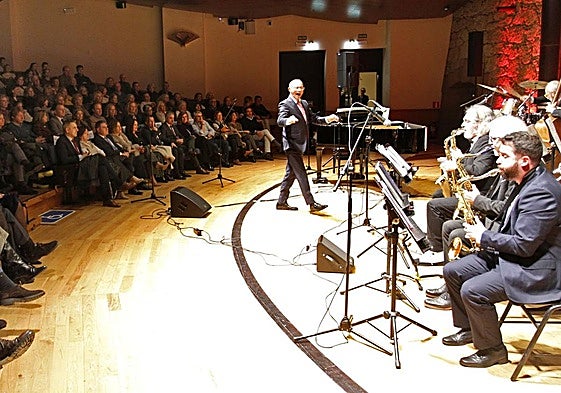 Un instante del concierto en la Sala de Cámara del Auditorio.