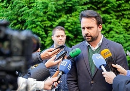 Álvaro Queipo, presidente del PP de Asturias.