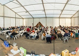 Celebración del magüestu vecinal en San Justo