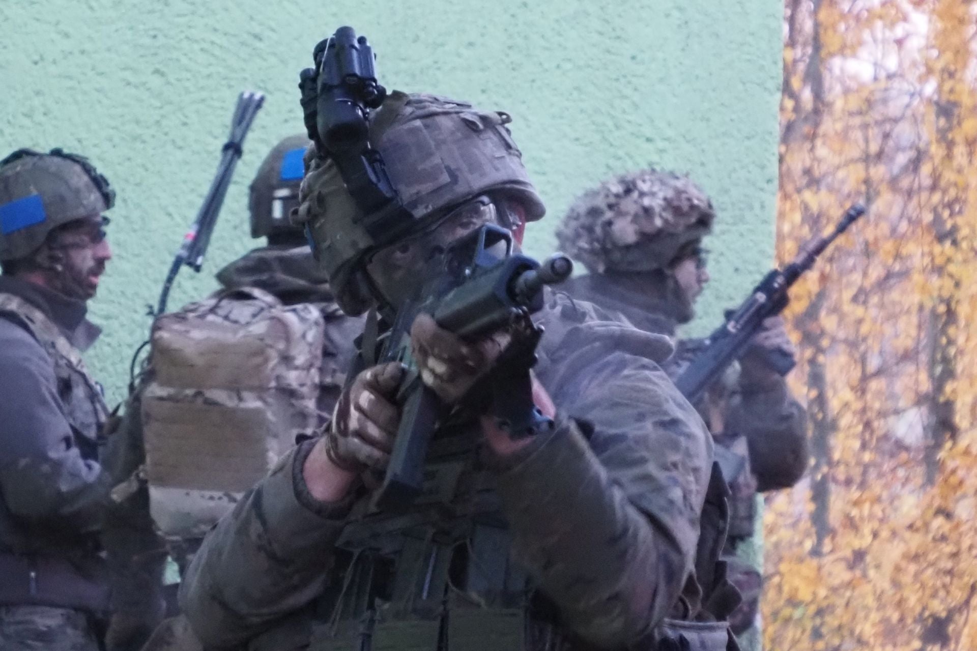 Entrenamiento del batallón San Quintín del regimiento Príncipe