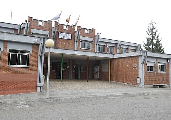 Exterior del centro de educación especial de Castiello, en Gijón.