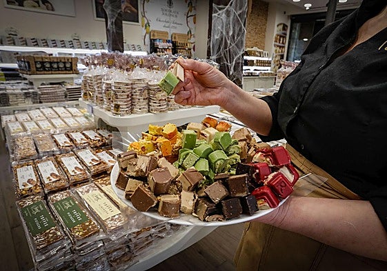 Turrones y dulces navideños.