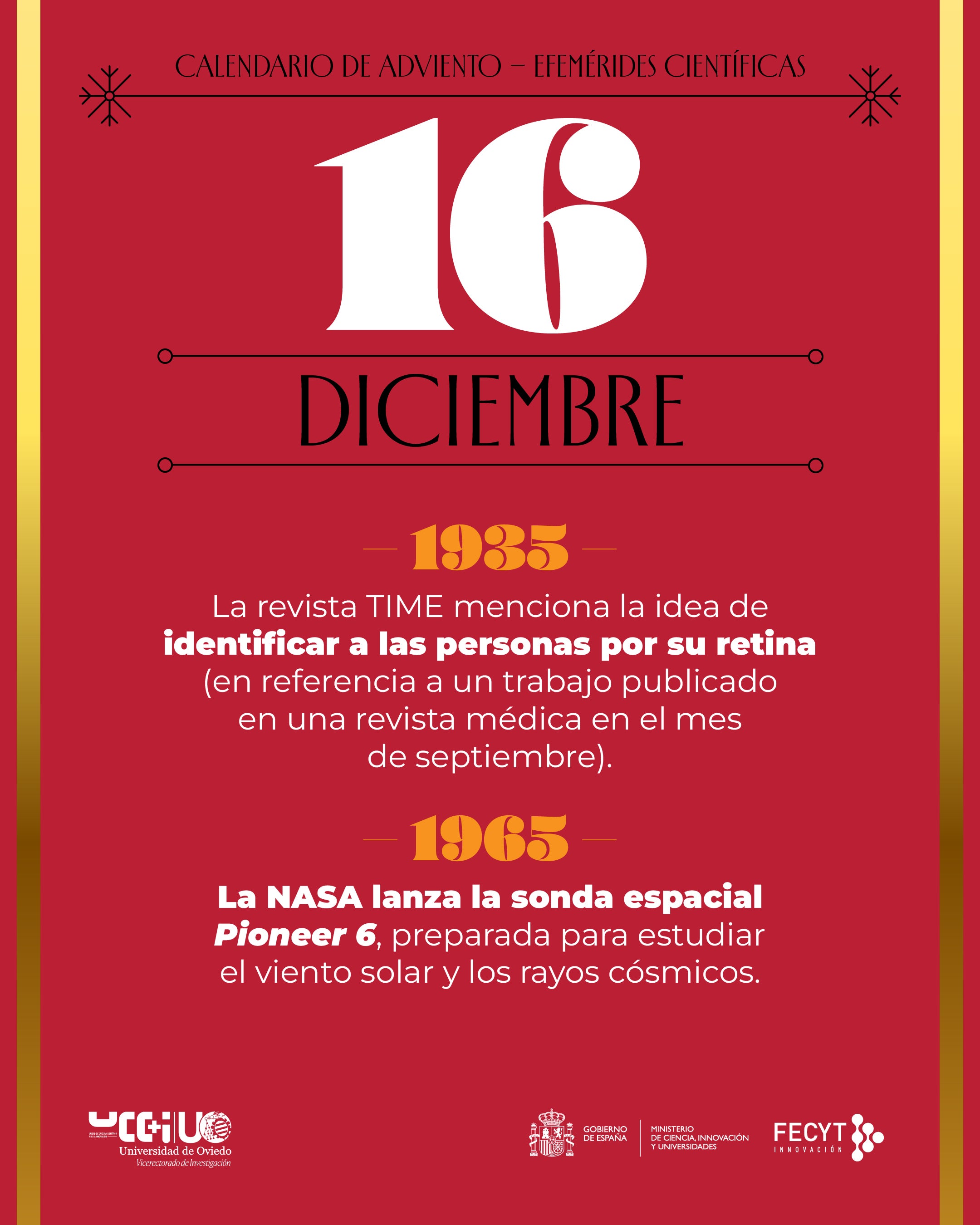 Una Navidad cargada de ciencia: postales y calendario de Adviento para felicitar las fiestas de la Universidad de Oviedo