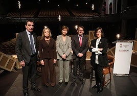 Las imágenes del encuentro de la alcaldesa de Gijón con EL COMERCIO