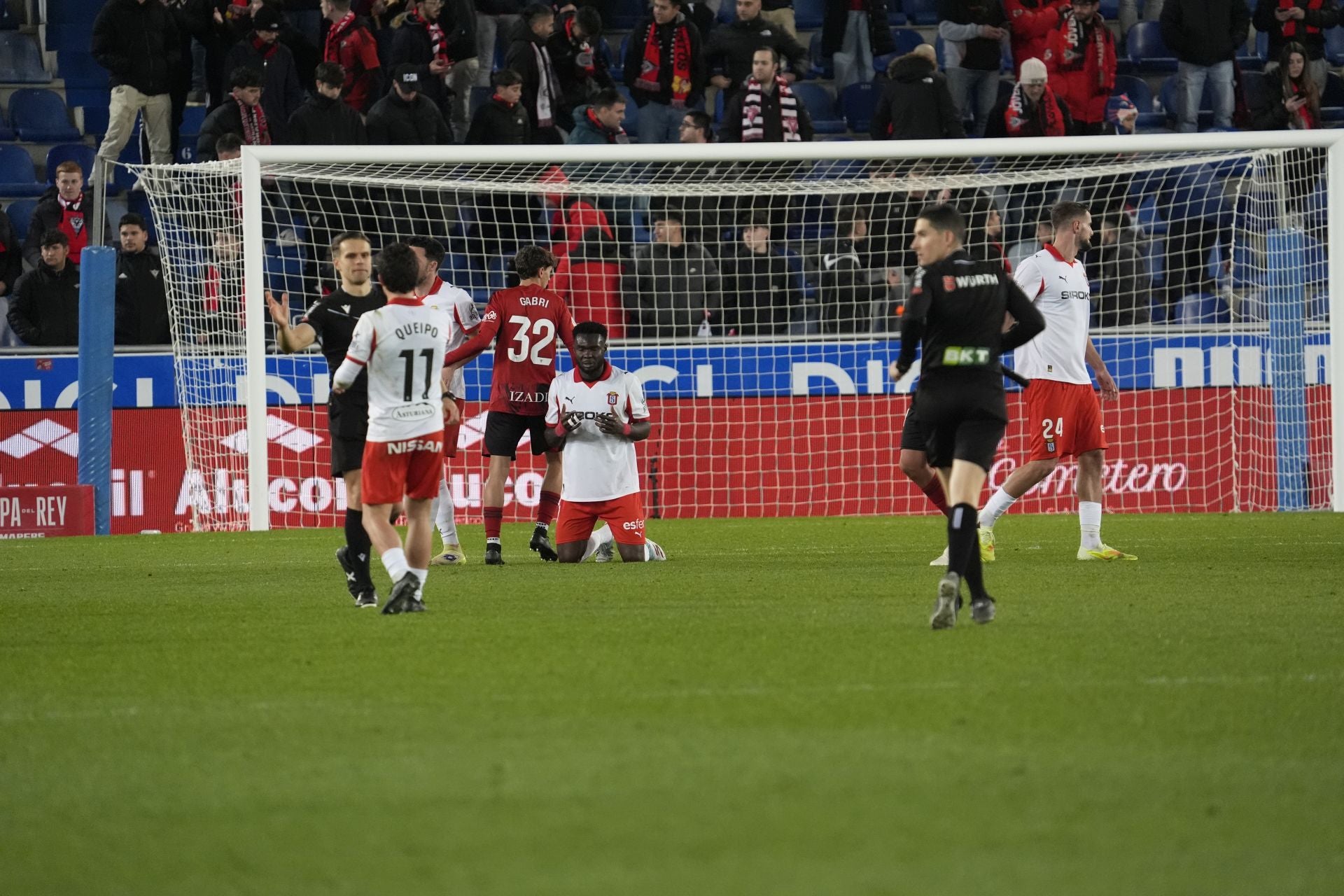 Las mejores jugadas del partido de Copa del Rey del Mirandés - Sporting de Gijón