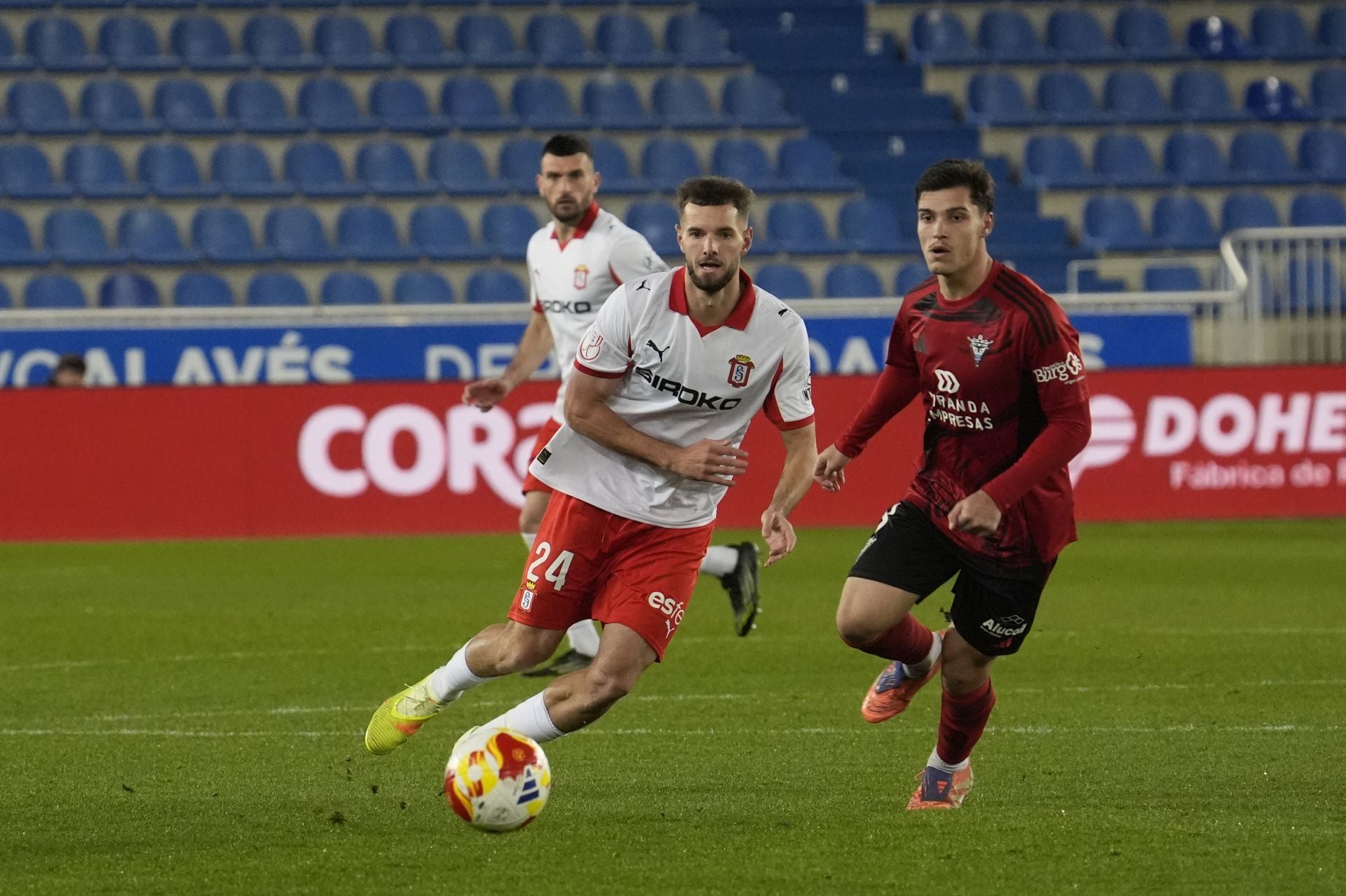 Las mejores jugadas del partido de Copa del Rey del Mirandés - Sporting de Gijón