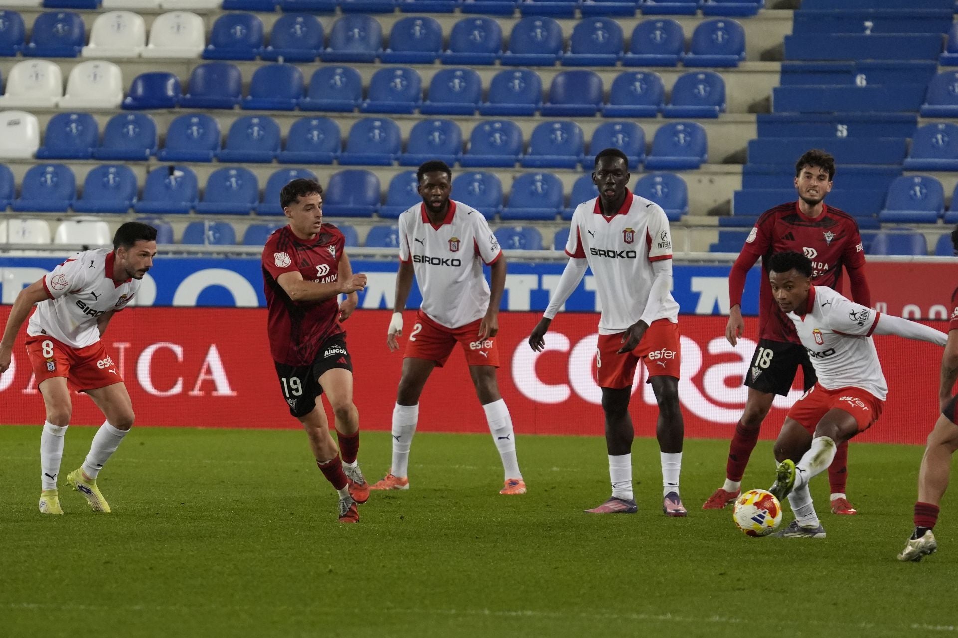 Las mejores jugadas del partido de Copa del Rey del Mirandés - Sporting de Gijón