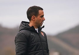 Borja Jiménez, en la sesión de ayer en tierras guipuzcoanas.