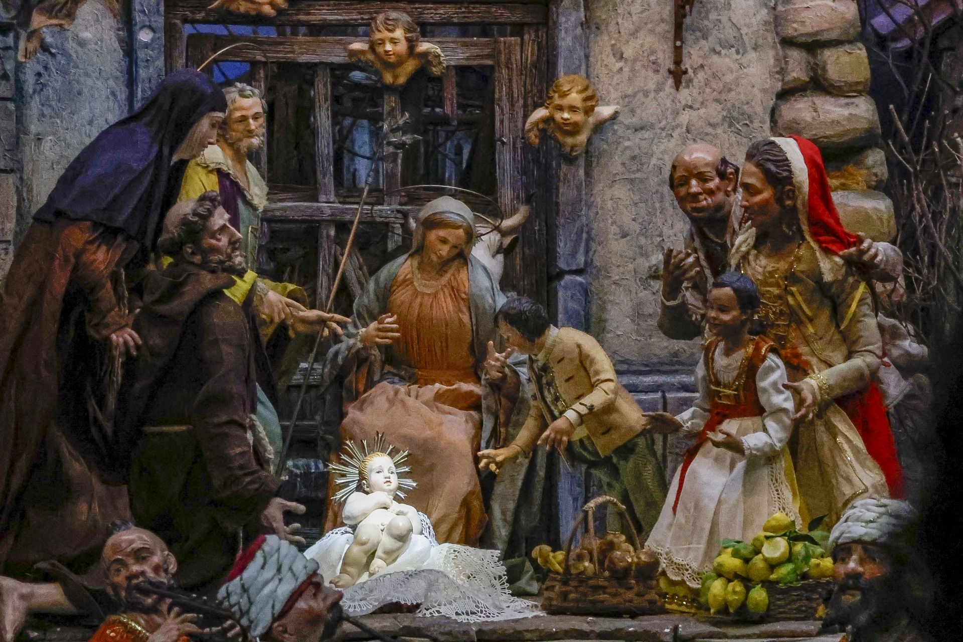 La Ruta de los Belenes de Villaviciosa: un clásico escaparate navideño