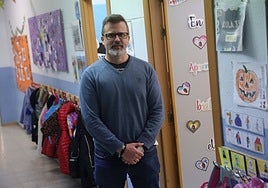 Ramsés García, en el colegio San Pedro de los Arcos.