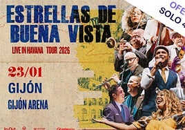 Entrada Estrellas de Buena Vista y Más, Live in Havana Tour 2026 en Gijón Arena por 22€