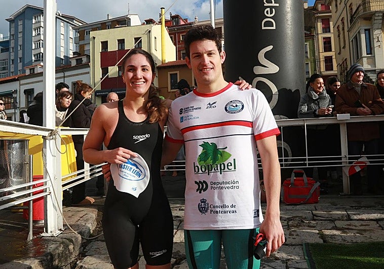 Lucas Costa y Reyes Göpfert vencen en la Travesía de Navidad de Gijón