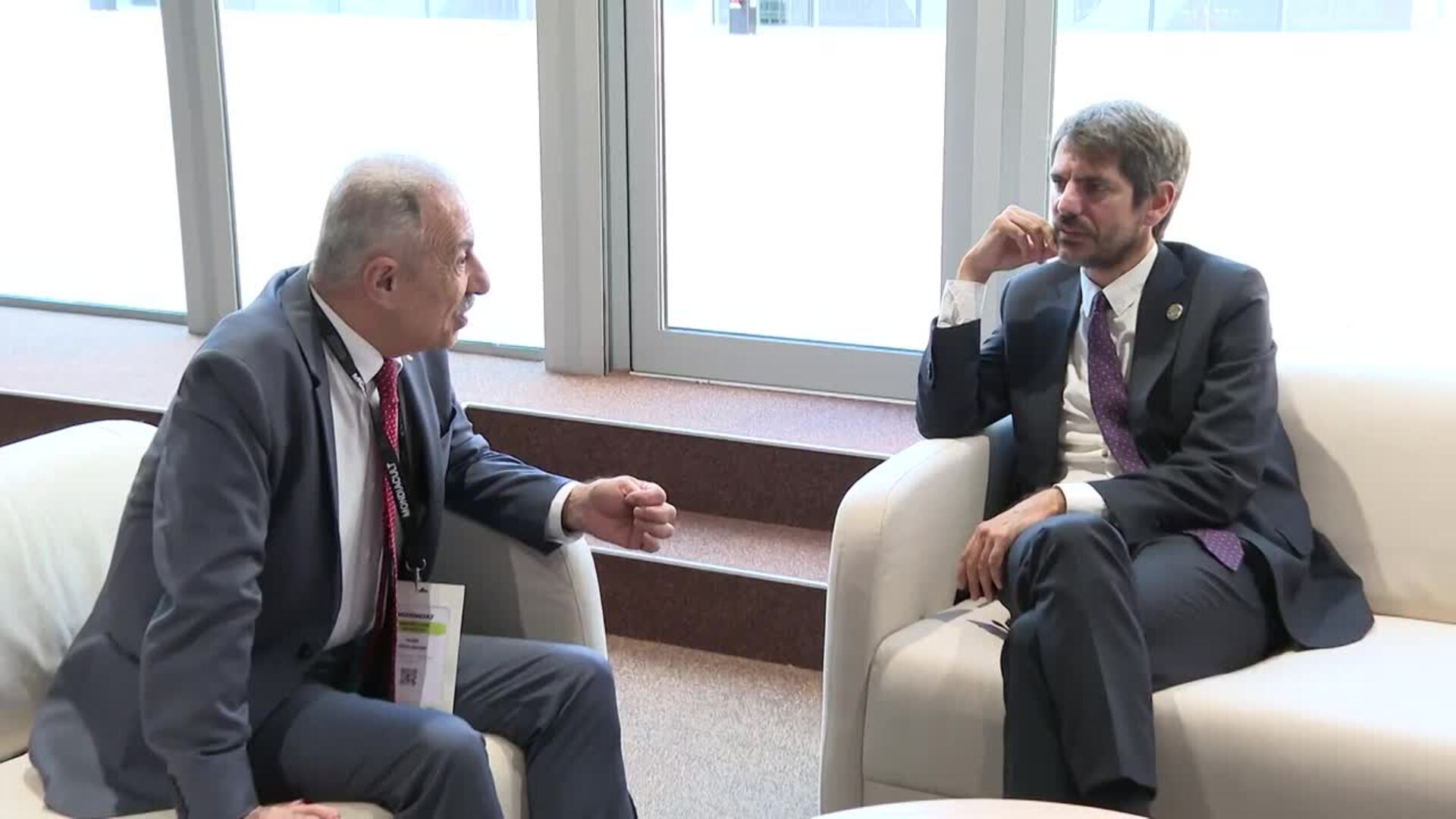 Ernest Urtasun se reúne con el embajador de Palestina en España