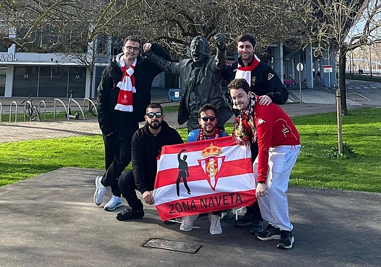 De Nava a El Molinón a pie para ver al Sporting de Gijón