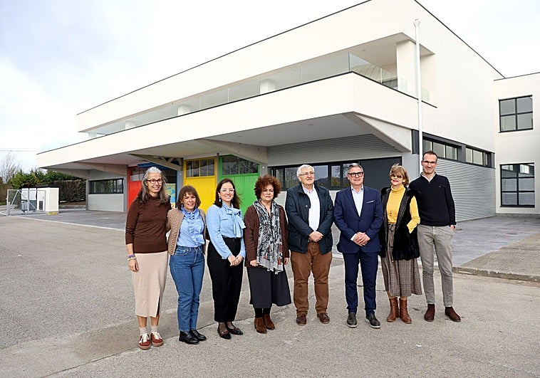 El pabellón de Aspace, listo para acoger talleres y una residencia para mayores