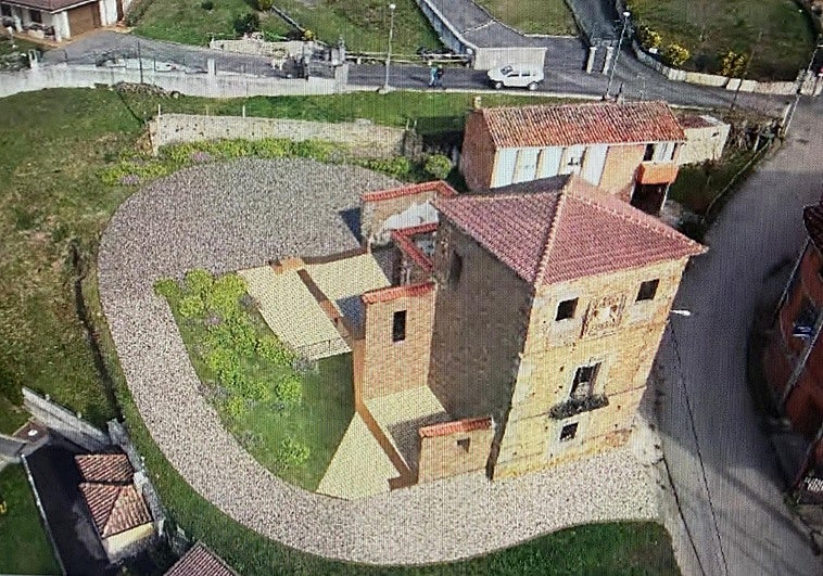 La rehabilitación del entorno del Palacio de los Faes, en Carabanzo, costará 172.000 euros