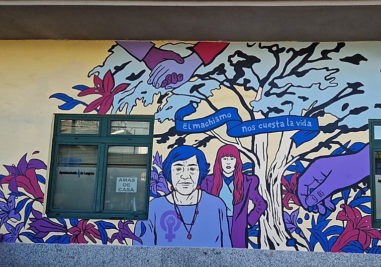 Anita Sirgo vuelve a Langreo: así es el mural que le rinde homenaje
