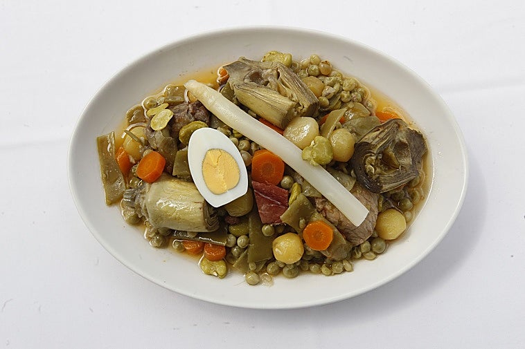 La receta histórica: menestra de verduras (La Pondala)