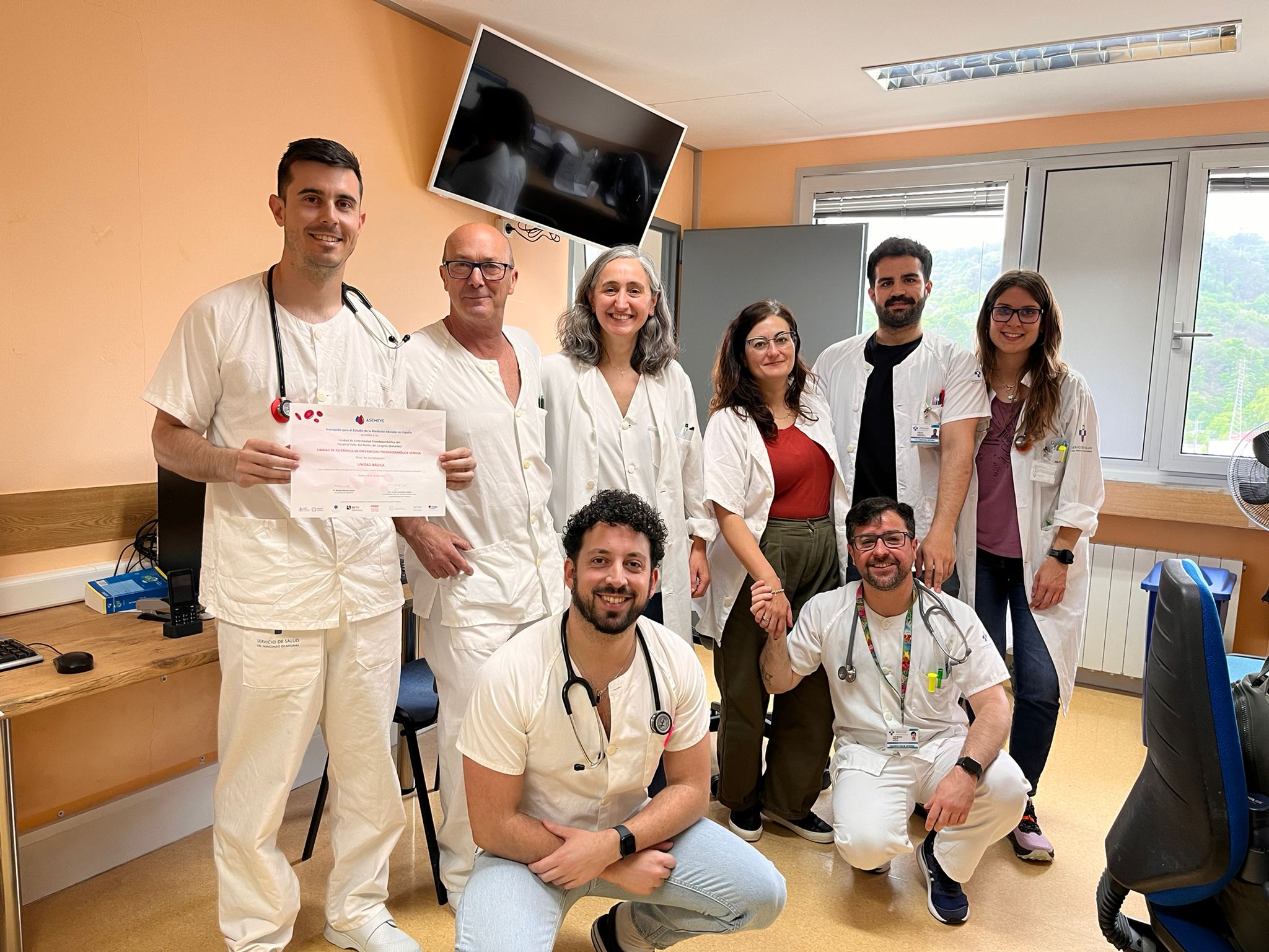 El Hospital Valle del Nalón, referente en el tratamiento de trombosis venosa