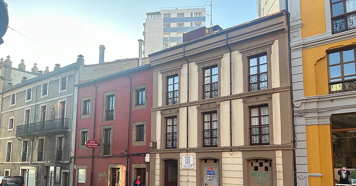 El edificio de Casa Zarracina, en el centro de Gijón, se reconvertirá en seis apartamentos turísticos