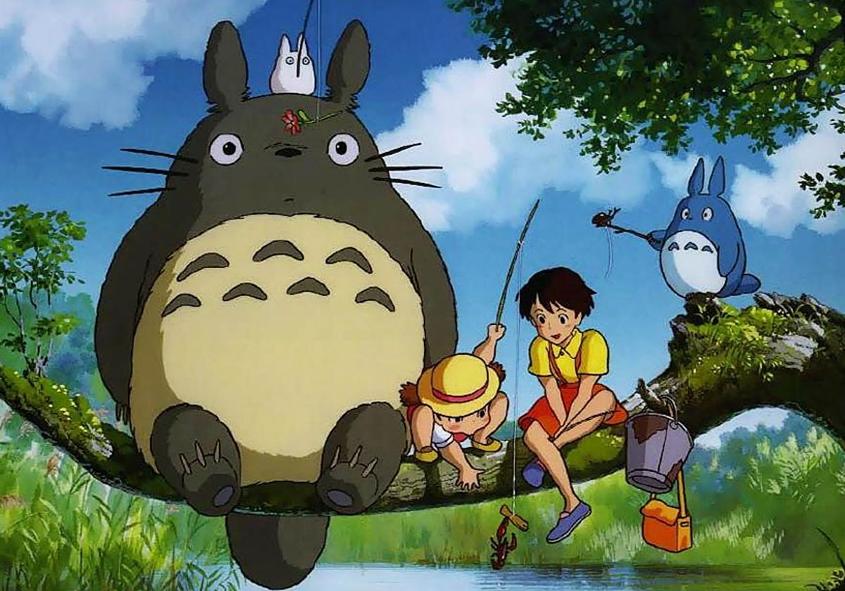 Una escena de 'Mi vecino Totoro'