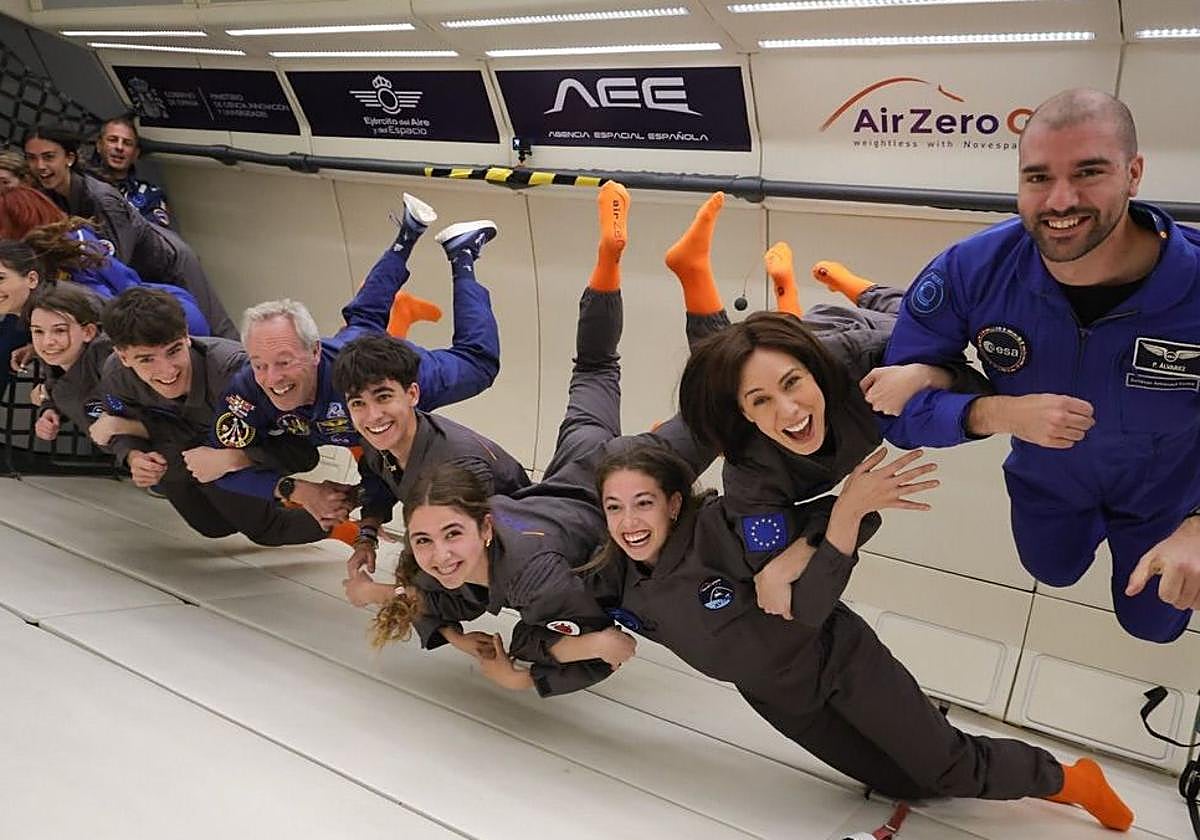 De Oviedo a la órbita de 'Astronauta por un día': «Flotar en gravedad cero te da paz y alegría»