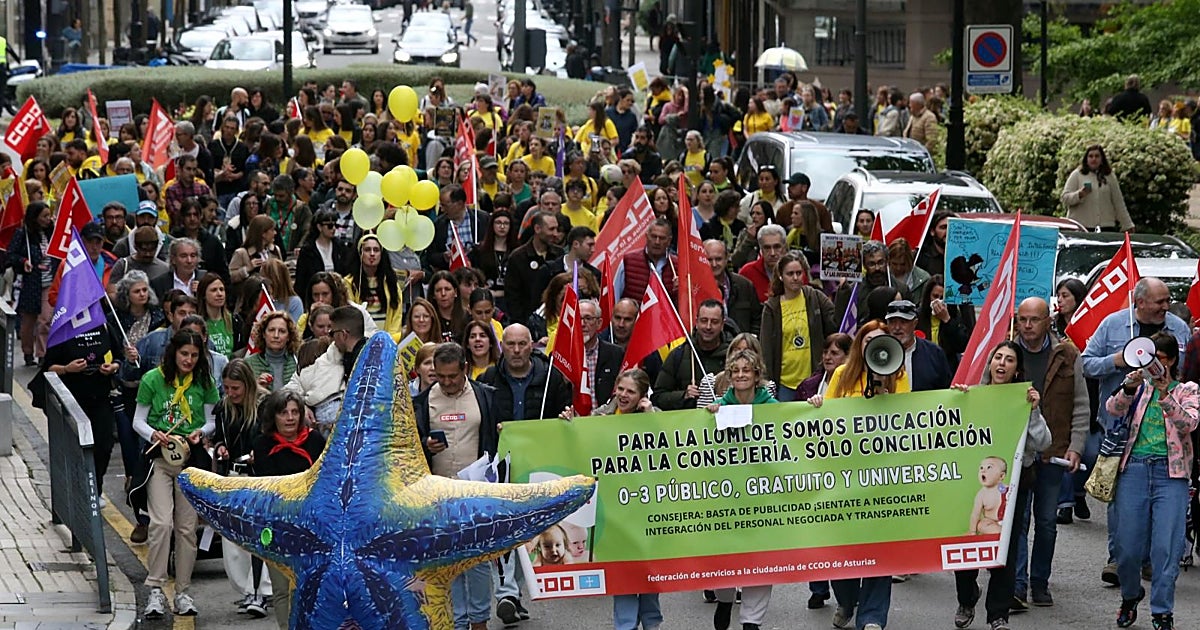 Las educadoras de 0 a 3 años se mantienen «inquebrantables» en Asturias
