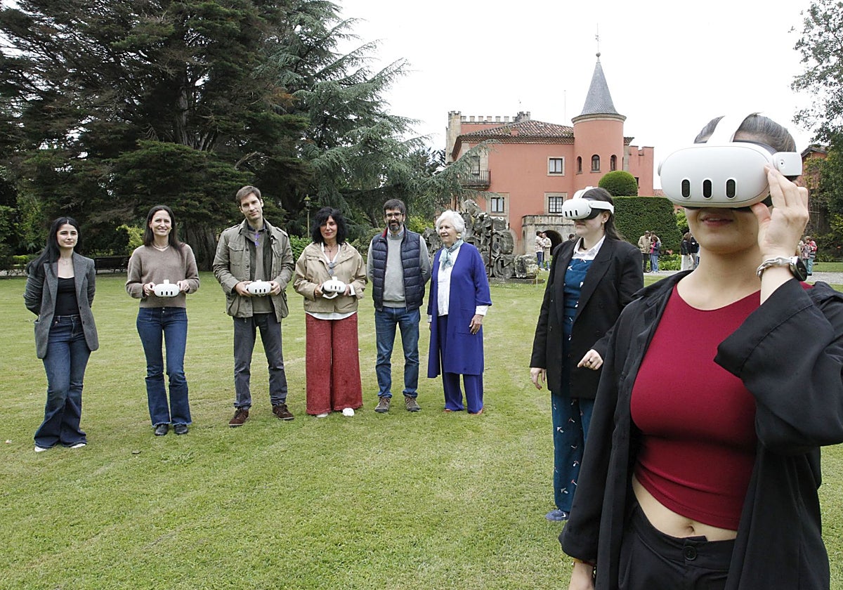 El Museo Evaristo Valle, en Gijón, instala en sus jardines un gran museo virtual