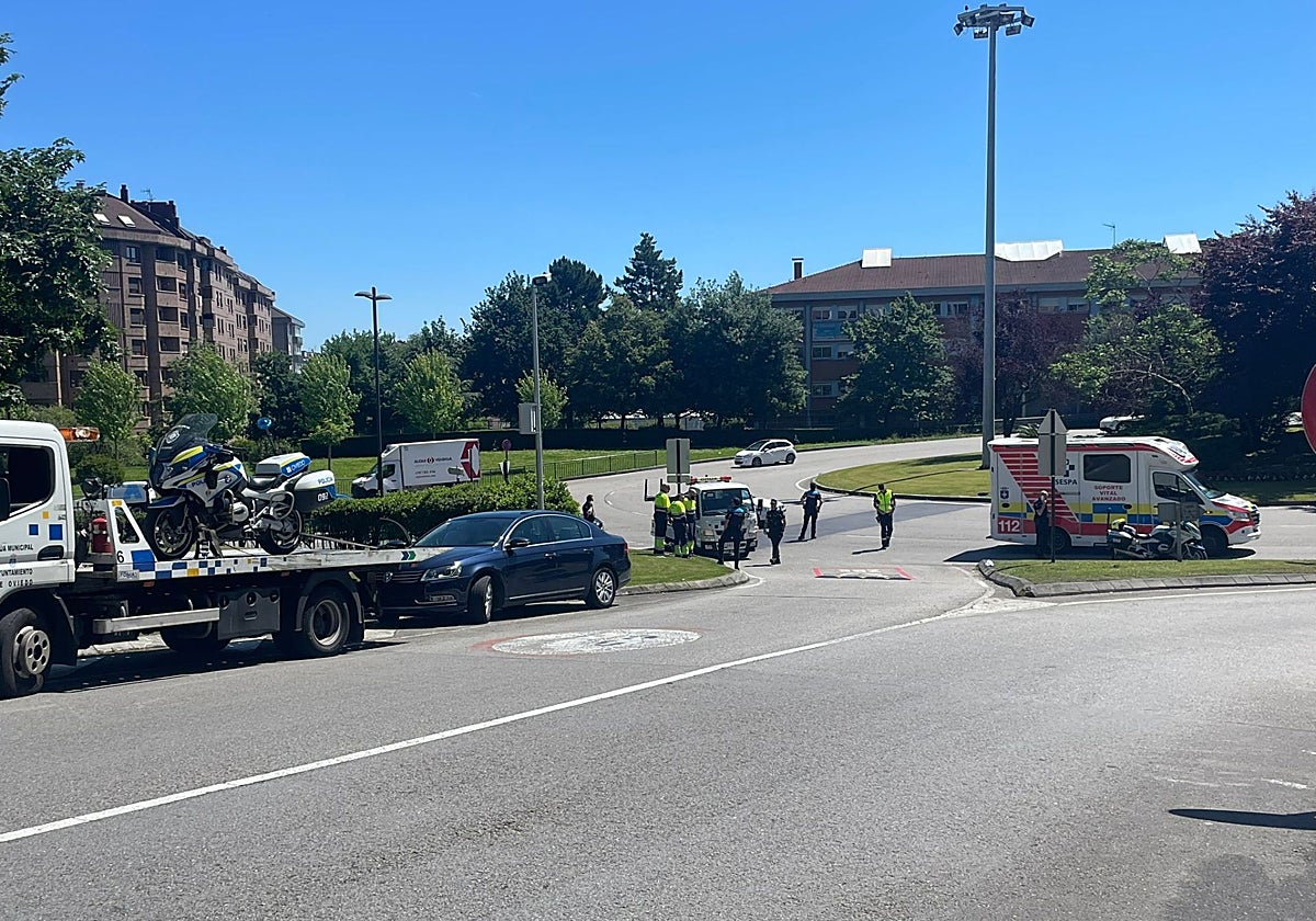 El Policía Local arrollado por un coche en Oviedo saldrá de la UCI la próxima semana