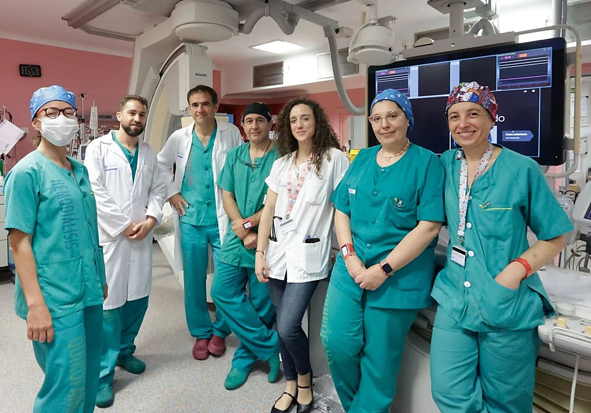 Cardiología de Cabueñes lleva a cabo una intervención novedosa