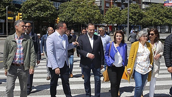 Las visitas «satisfactorias» de Ábalos a Asturias en 2018 y 2019