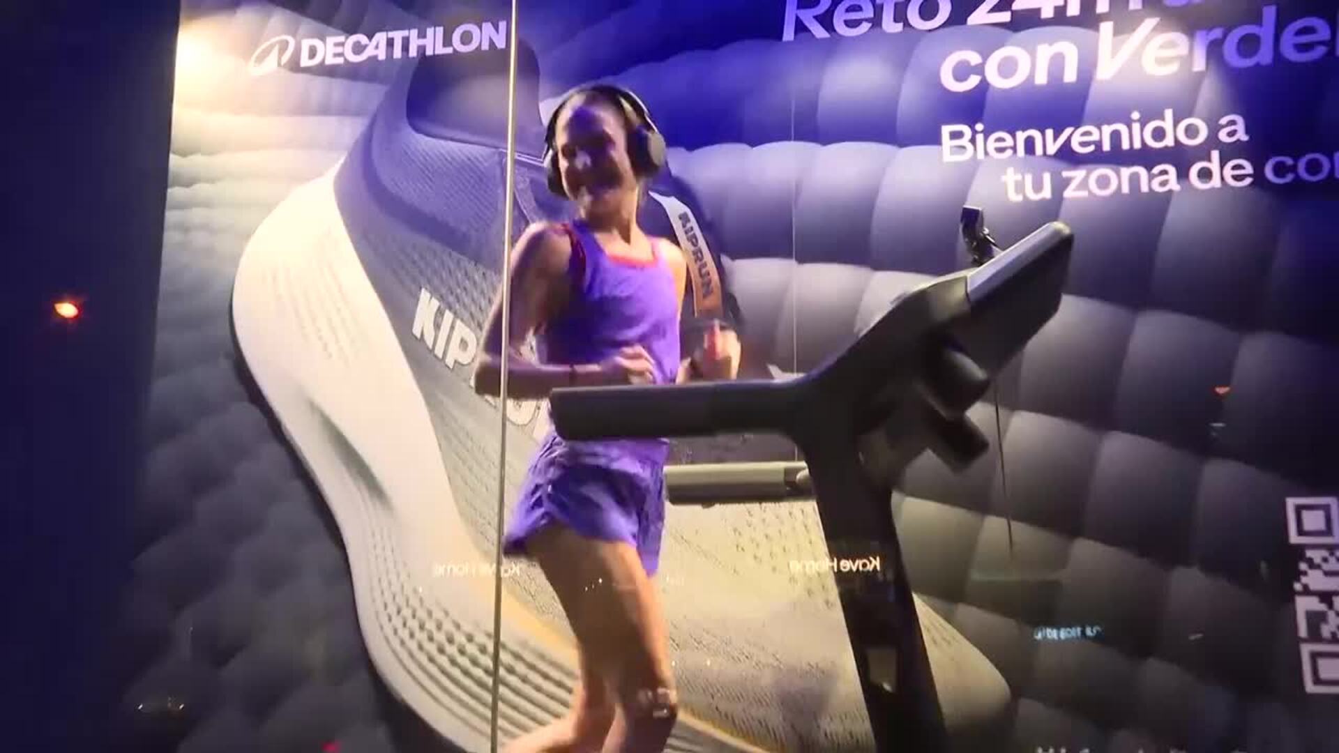 Verdeliss afronta su nuevo reto de estar 24 horas sin parar de correr